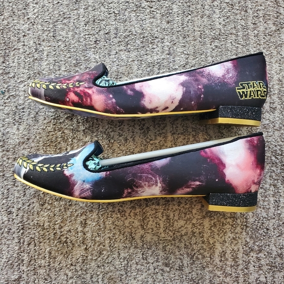 NIB Irregular Choice Star Wars The Dark Side Flats Women's 7 - Picture 4 of 12